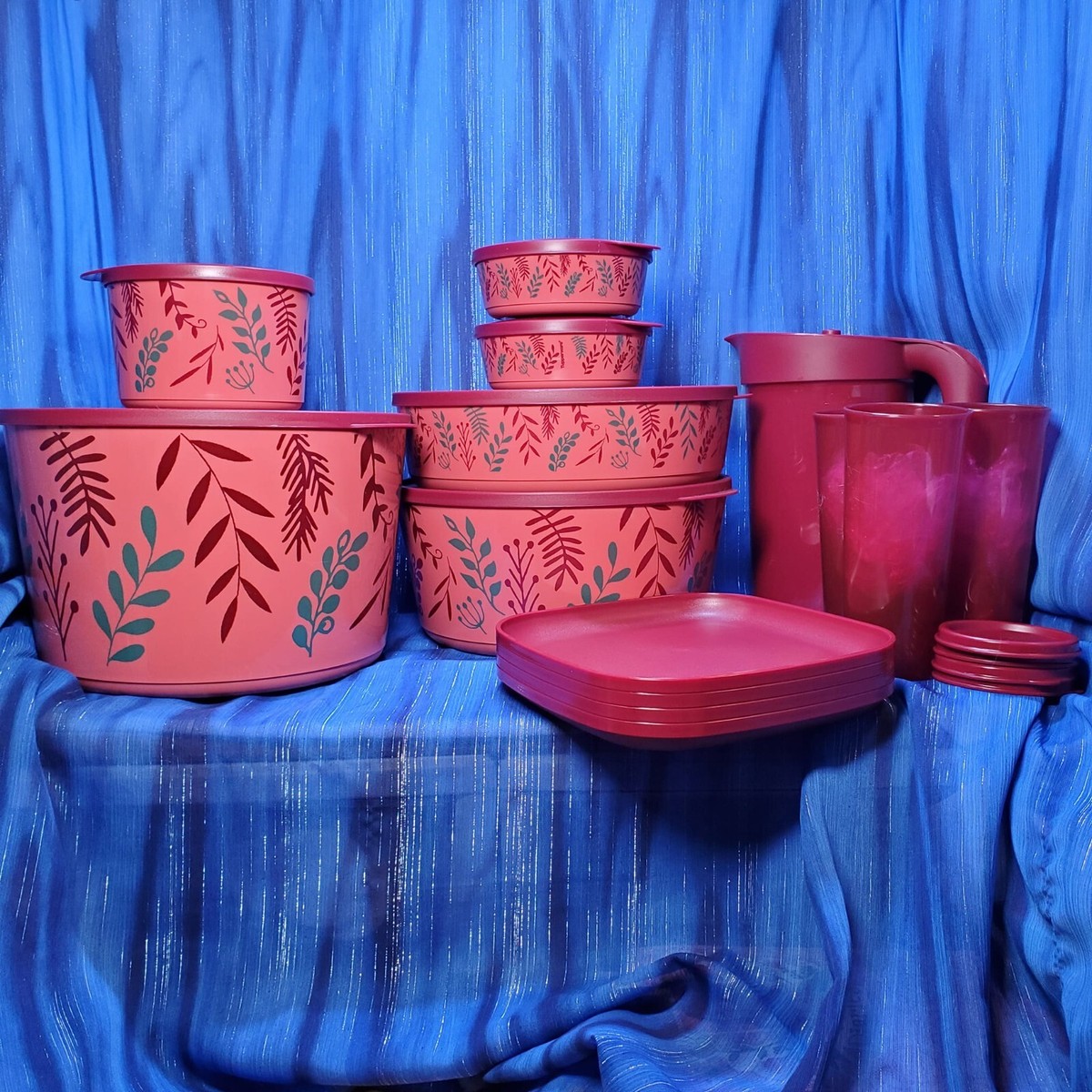 Tupperware Autumn Harvest Serving 15 Piece Set Fall 2023