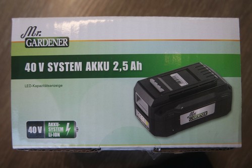 Mr Gardener Akku 40V 2,5 ah 4046806076937 eBay