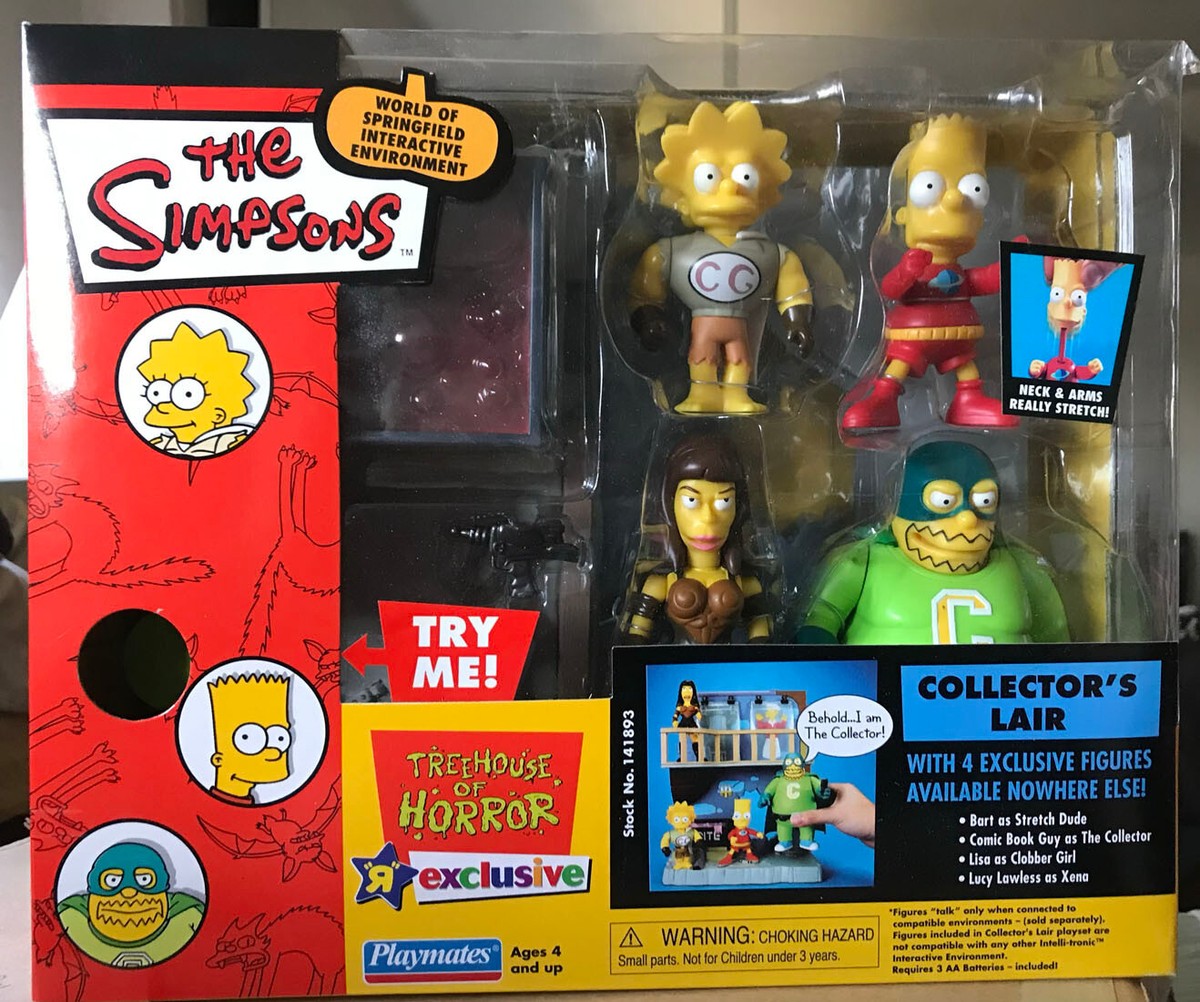 Playmates Simpsons Collector's Lair World Of Springfield Set