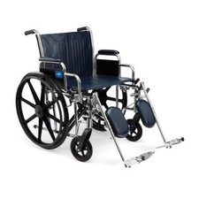 Extra Wide Wheelchair, 24", Elevating Legs