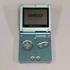 Nintendo Game Boy Advance SP Pearl Blue Console Handheld System JAPAN