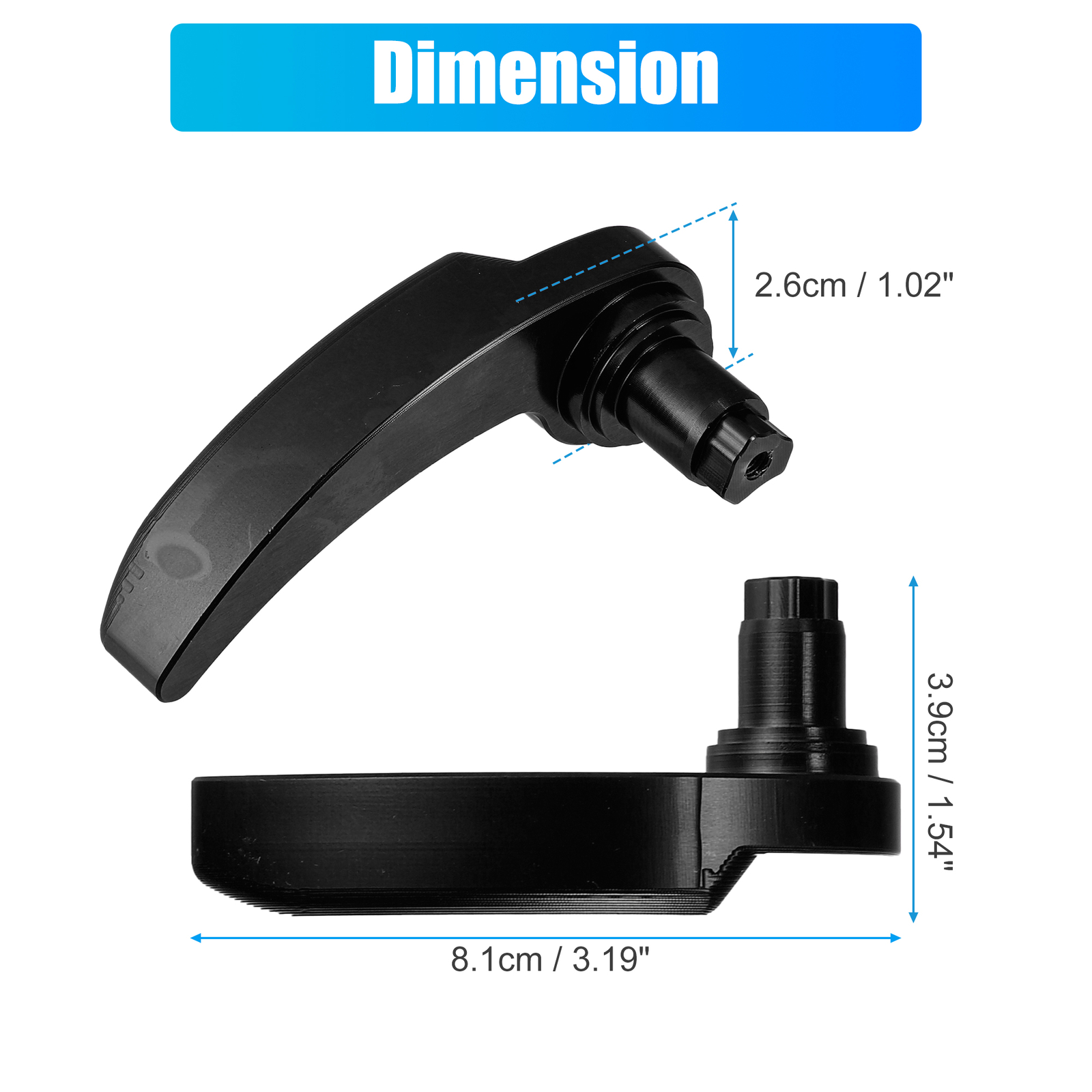 Motorcycle Saddle Bag Latch Handle Lever TWO Custom for HarleyDavidson