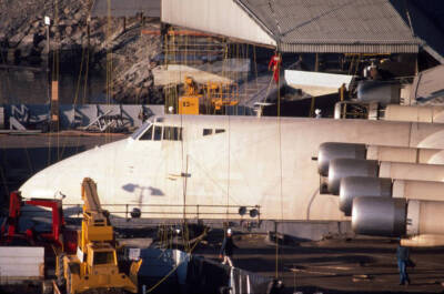 Hughes H 4 Hercules known as the spruce Goose emerges from its ori - Old Photo 8