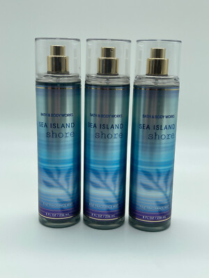 Bath & Body Works SEA ISLAND SHORE Fragrance Mist - Set of 3