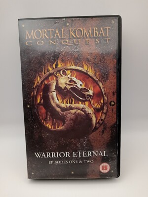 Rare Mortal Kombat Conquest Vhs Warrior Eternal Episodes One & Two FULLY TESTED 