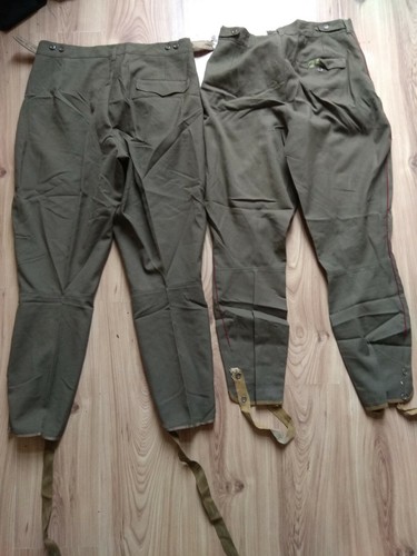 Vintage Soviet old Army USSR Uniform Military Galife Breeches Trouser soldier - 第 8/12 張圖片