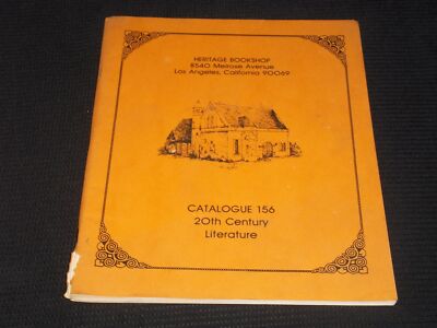 #156 HERITAGE BOOKSHOP MAGAZINE - MELROSE AVE LOS ANGELES FRONT COVER - E 580