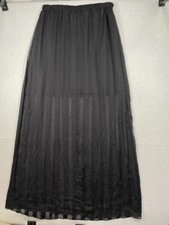 NWT BCBG Generation Women's M Black Kendahl Sheer Maxi Long Skirt M