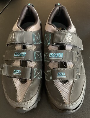Bontrager Race MTB Inform Women's Size EUR 38 Cycling Shoes Black Gray 