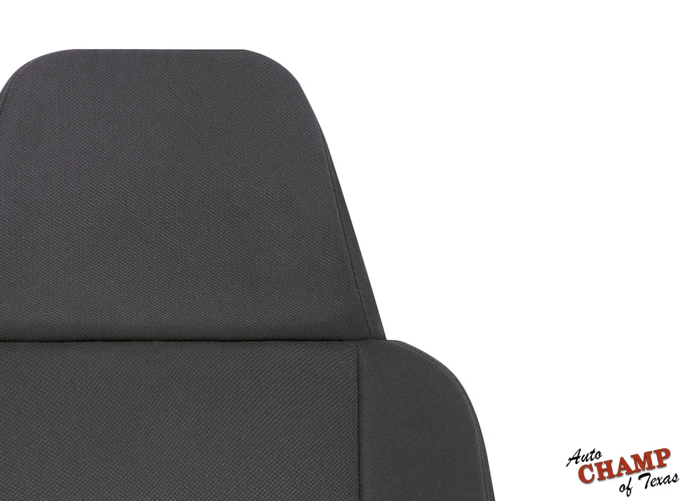 2003-2009 Ford Ranger -Driver Side Lean Back Cloth Seat Cover 2-Tone Black/Gray - Image 2 of 4