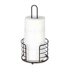 Home Zone Kitchen Free Standing Paper Towel Holder in Oil Rubbed Brown