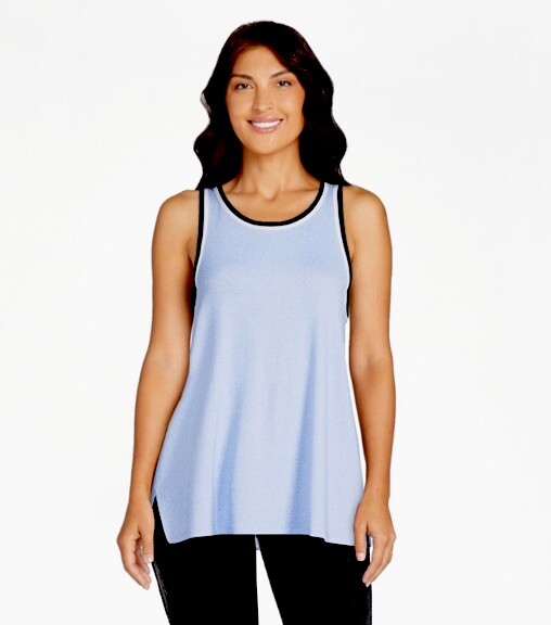 トップス SECRET Sport Savvy Printed Knit Top with Studded Neckline - QVC.com