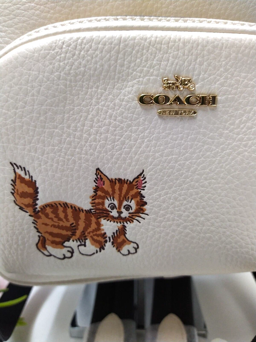 Mini court backpack with dancing kitten Clearance