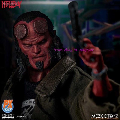 Perfect Mezco Toyz 1/12 Hellboy Px Deluxe Edition Action Figure In Stock Model - Picture 8 of 10
