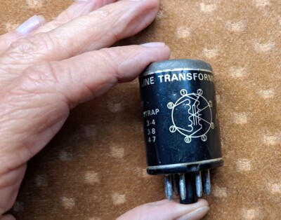 ALTEC / PEERLESS Vintage Plug-In Line Transformer No 15356 600-600