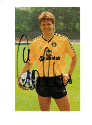 Andreas Möller  AK  Bor.Dortmund continentale mit original Unterschrift !