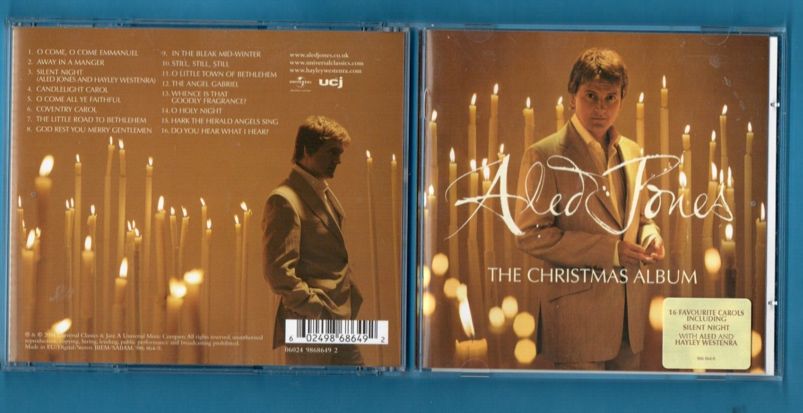 Aled Jones : **The Christmas Album CD (2004)****Disk mint condition  tested K2