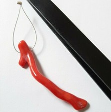 100 Natural Mediterranean Red Coral Italy Loose Branch Sea Reef Drilled Polished