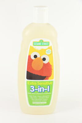 2 PACK Sesame Street Extra Sensitive 3in1 Wash Shampoo Conditioner 16 Oz U33B