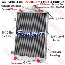 3 Row Aluminum Radiator For Ford Model-a Flathead V8 Engine 1930-1931 3 Row Aluminum Radiator For Ford Model-a Flathead V8 Engine 1930-1931