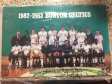 1982-83 boston celtics 10x15 team photo