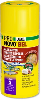 JBL PRONOVO BEL FLAKES S- Fischfutter Flockenfutter Hauptfutter Flocken 100ml