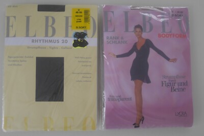 New & Unopened: ELBEO Two-Pack Tights! Rhythm Bodyform Size: 48-50/ XL! Brown