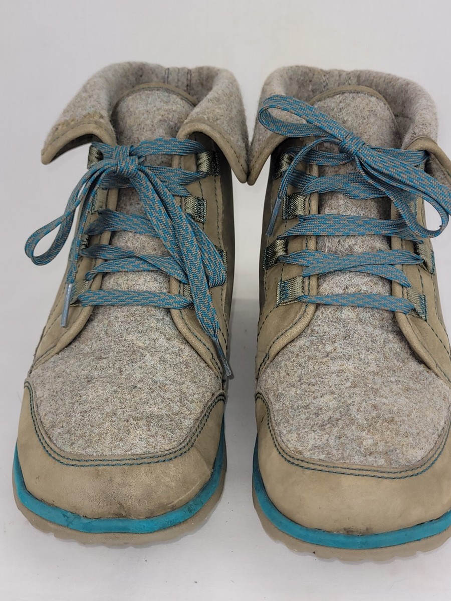 Chaco Barbary Hiking Boots Womens Size Nickel Gray
