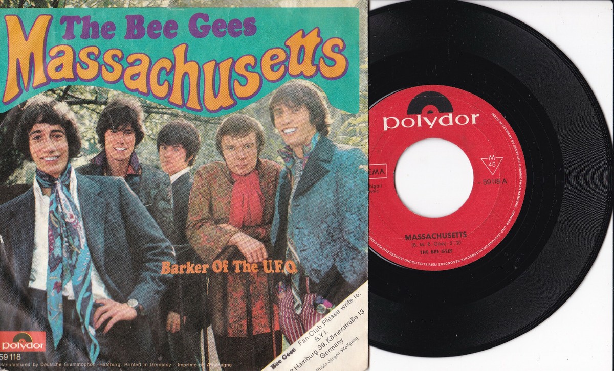 The Bee Gees -Massachusetts / Barker Of The U.F.O.- 7" 45 Polydor ‎(59 118)