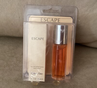 ESCAPE FOR WOMEN BY Calvin Klein PERFUMES .5 Fl OZ EDP SPRAY, OLD FORMULA RARE 