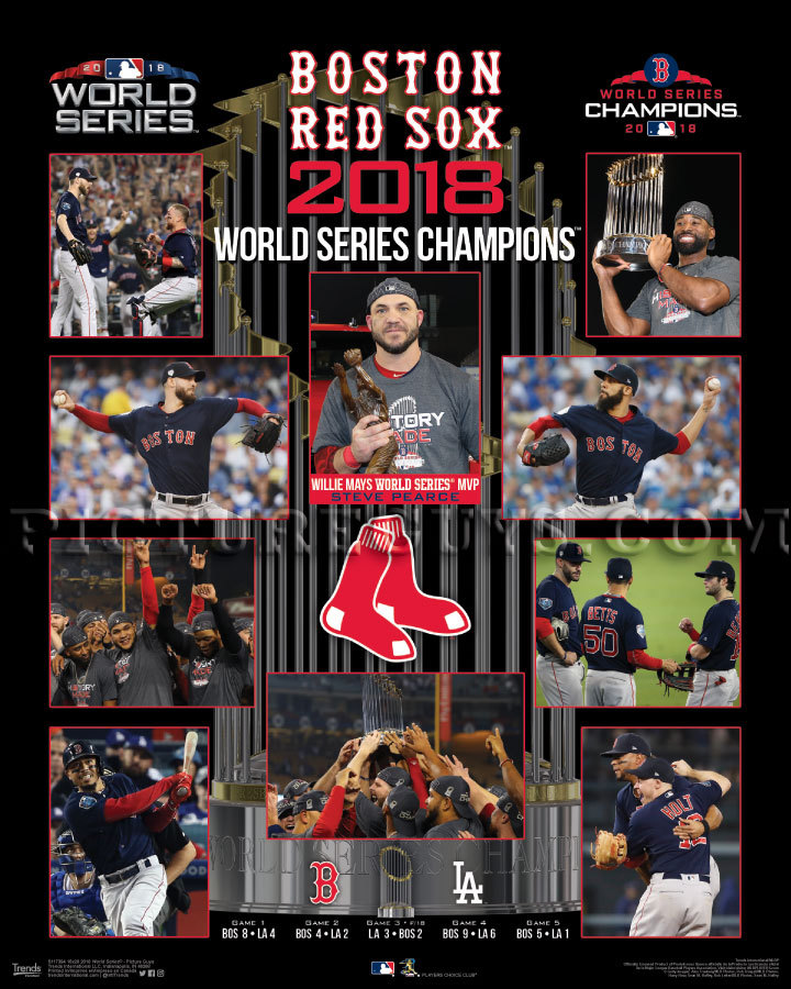 Boston Red Sox 2018 World Series Championship Picture Plaque