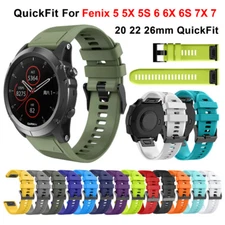 Quick Release Band For Garmin Fenix 5 5S 5X Plus 6S 6 6X 7S 7 7X 8 E Wrist Strap