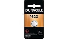 1 x 1620 Duracell Coin Cell Battery - Lithium 3V - 5009LC, EA, ECR1620, L08