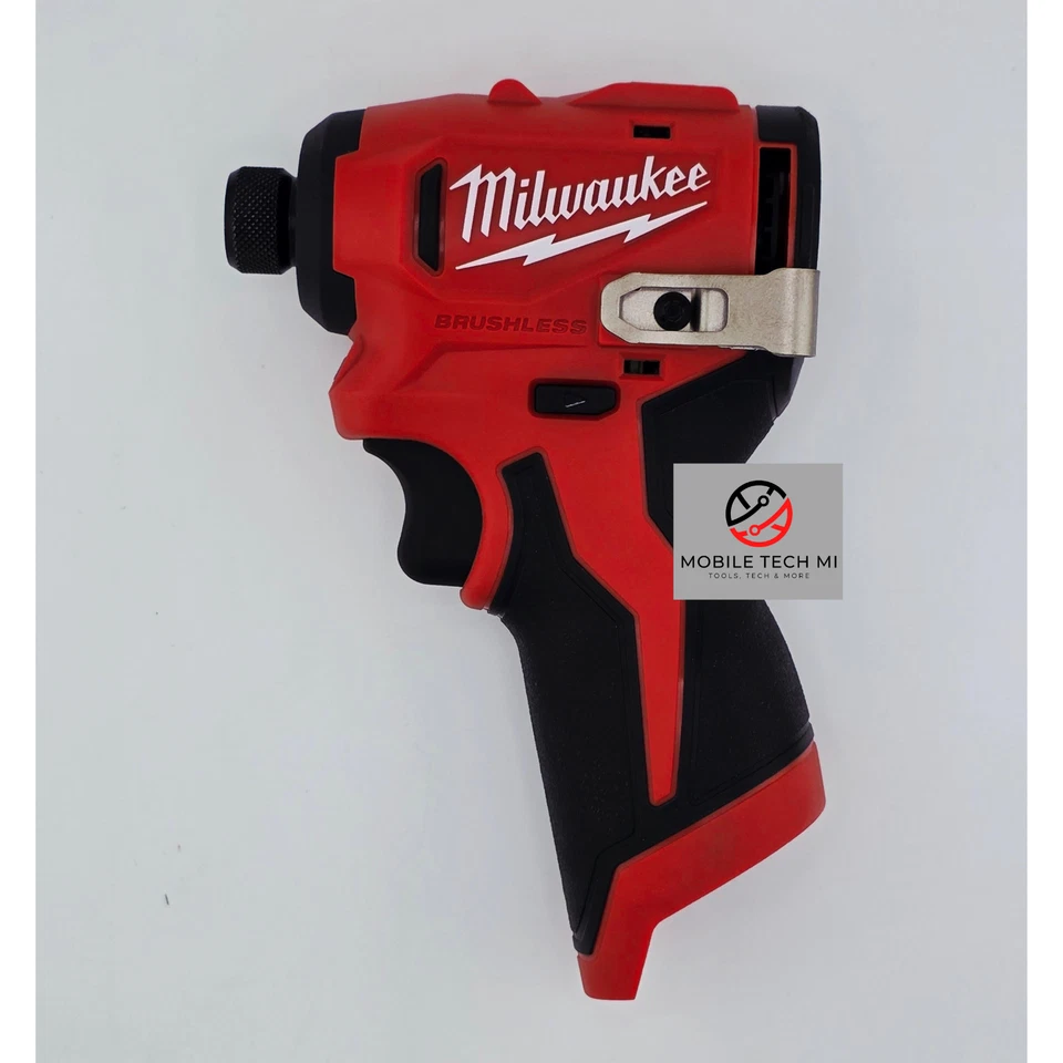 Milwaukee 3450-20 M12 12 Volt 1/4" Hex Subcompact Brushless Hex Impact Driver - Image 2 of 4