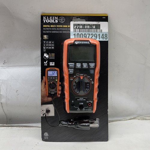 Klein Dmm Klein Tools Digital Multi-Tester DMM Model ET270 (CMP113059) | eBay