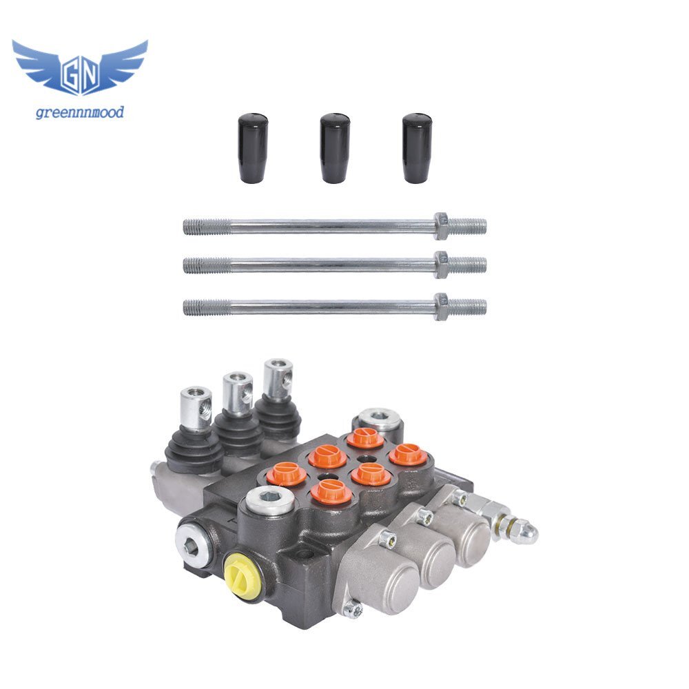 3rd Function Hydraulic Valve Kit 3 Spool 13GPM Hydraulic Control Valve ...
