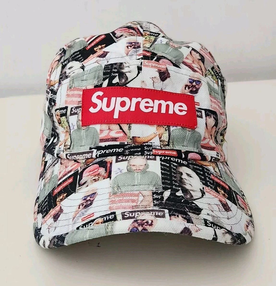 SS23 Supreme Magazine Camping Cap Toile Coton Chapeau Neuf