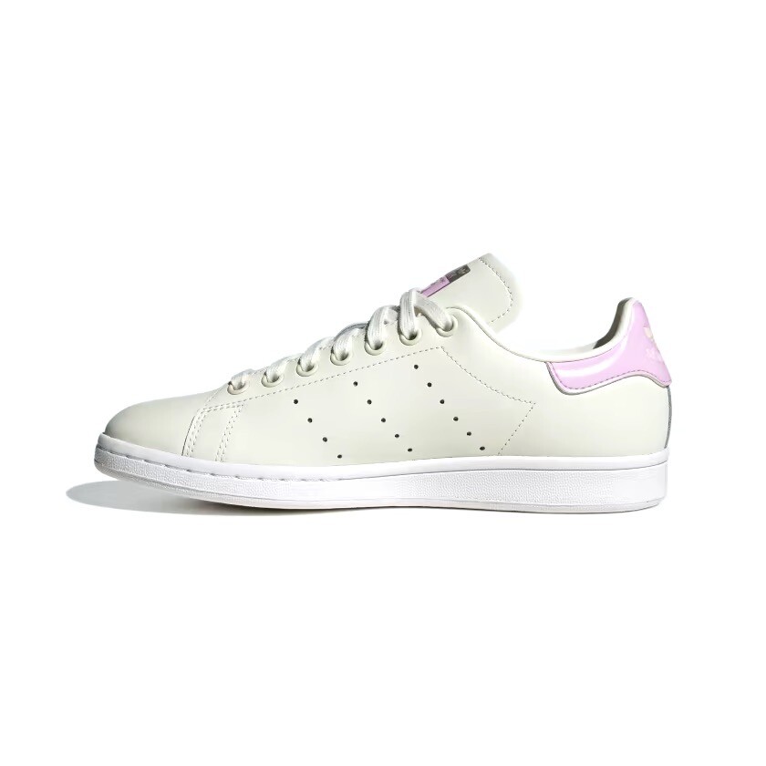 Sale Adidas Women's Stan Smith White Light Pink Shoes Size - Main Image