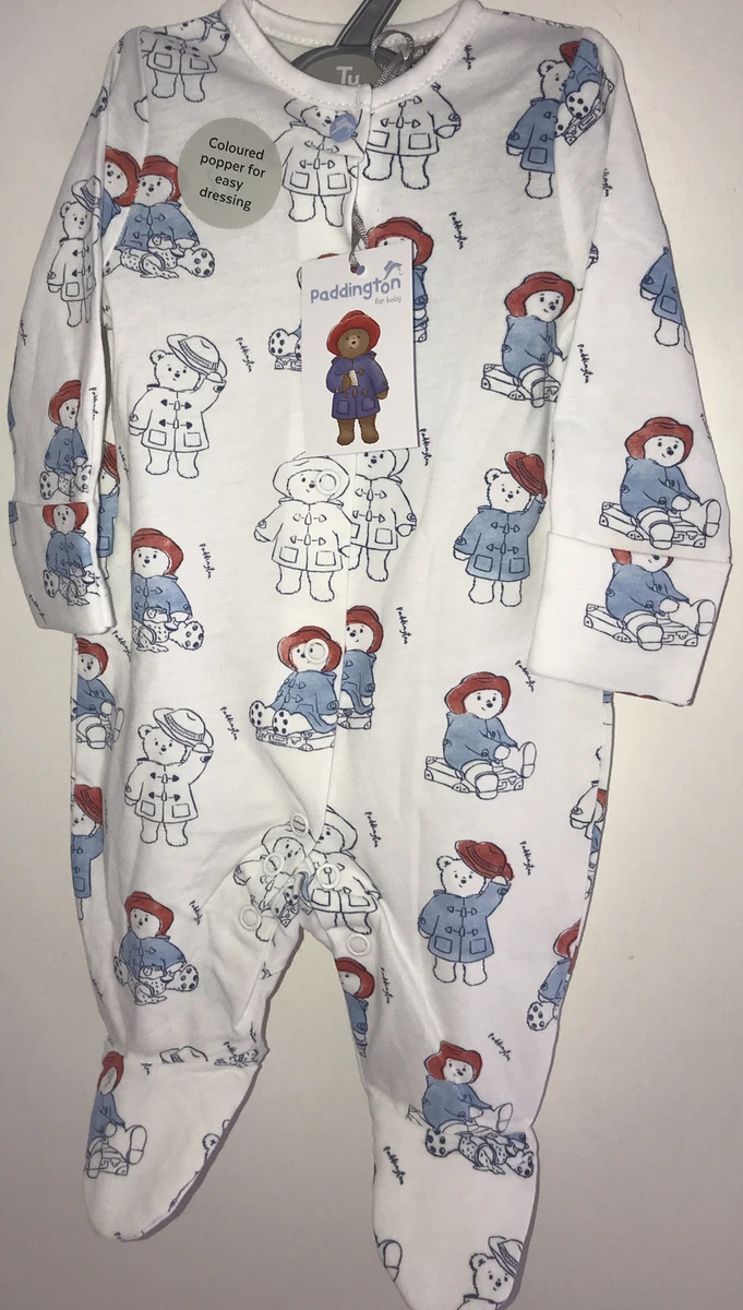 Paddington bear hotsell baby sleepsuit