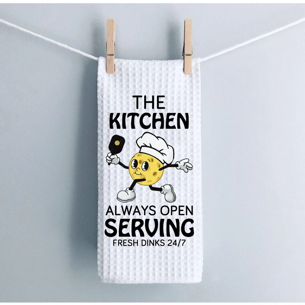 Pickleball Merchandise Pickleball Kitchen Towel Pickleball Player Gift Pickle...