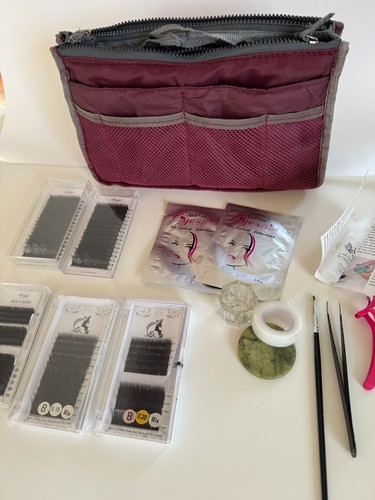 Lashes kit Professional individual lashes Kit and bag, 5 pks of lashes and tool - Picture 3 of 20