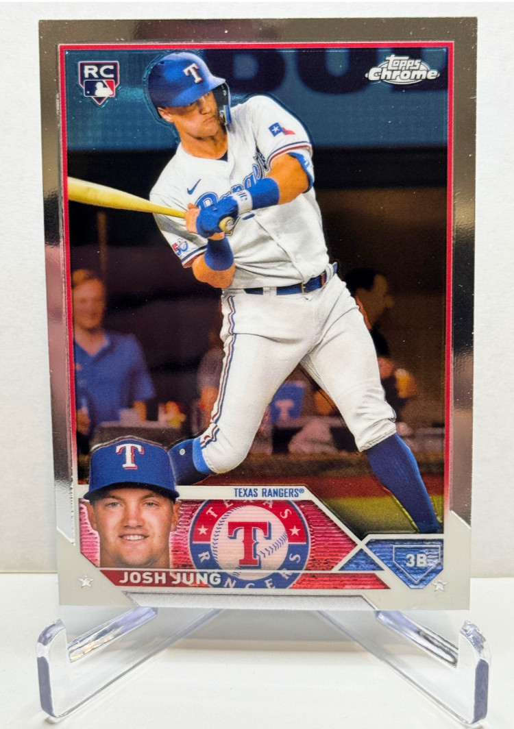 2023 Topps Chrome #93 Josh Jung (RC) - Texas Rangers