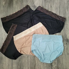 Warner's LOT OF 5 Size XL/8 Brief Underwear Panty