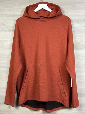 Lululemon At Ease Hoodie Classic Fit  Size XL  Heathered Aztec Brick HAZT 76995
