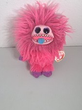 TY FRIZZYS  ZEEZEE Monster 7.5" Pink Purple Plush Toy w/ Tags