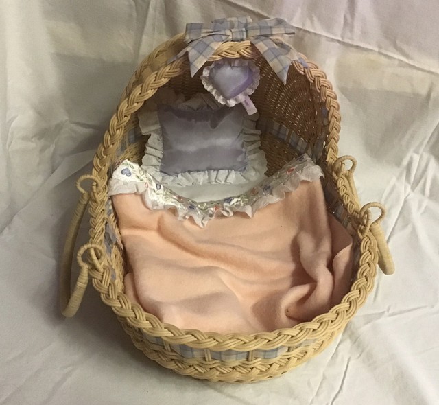 dolls moses basket ebay