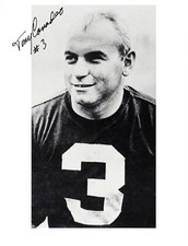 Packers TONY CANADEO (d)  Signed 8X10 Photo #3 AUTO - HOF 1974 - 1944 NFL Champ