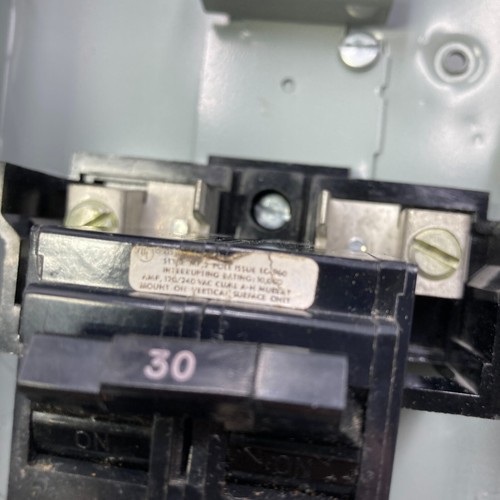 Vintage Sears Panel Box w/ 30 Amp Breaker 77007-01 Dryer Sub-Panel - Picture 12 of 19