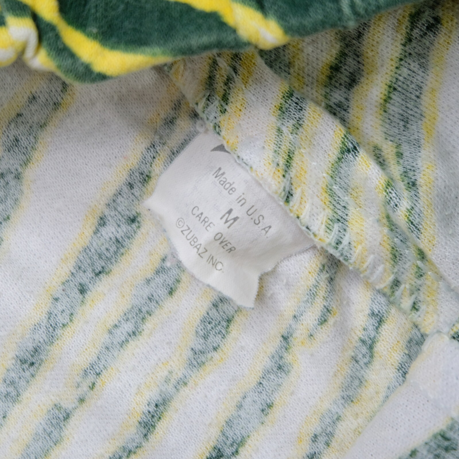 Rare Vintage ZUBAZ Green Bay Packers Striped Camo Camouflage Jogger