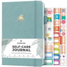 Clever Fox Self-Care Journal Daily Reflection Notebook Mental He